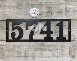 house name or house number plate 7