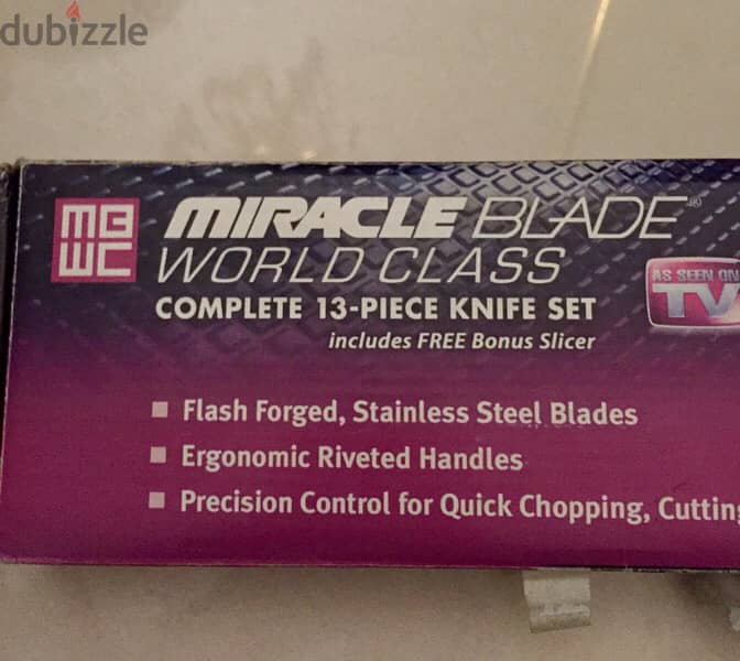 Kitchen Knife Set 13 Piece Miracle Blade World Class Series . 1
