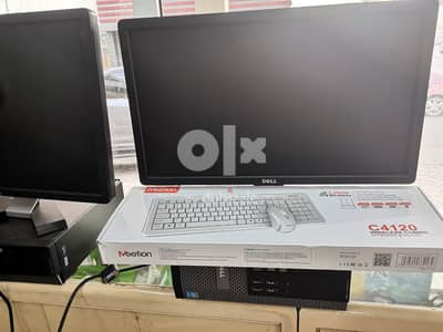 dell i7 8gb ram 256ssd  22 inch lcd