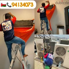 AC installation gas refilling service cleaning
