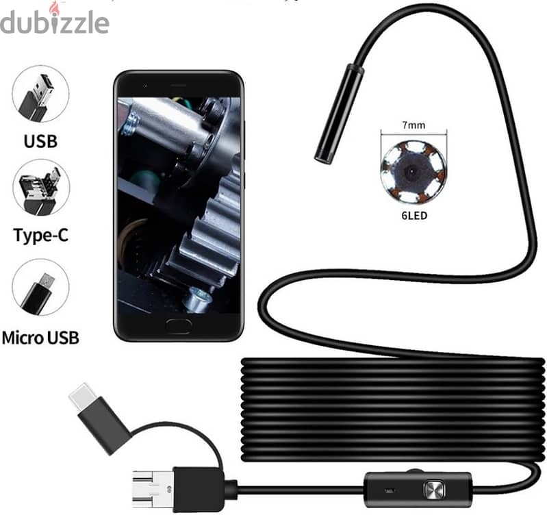 3 in 1 Type C Android & PC Endoscope (New Stock!) 0