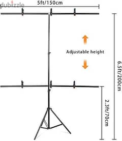Backdrop Stand T style (NewStock!) 0