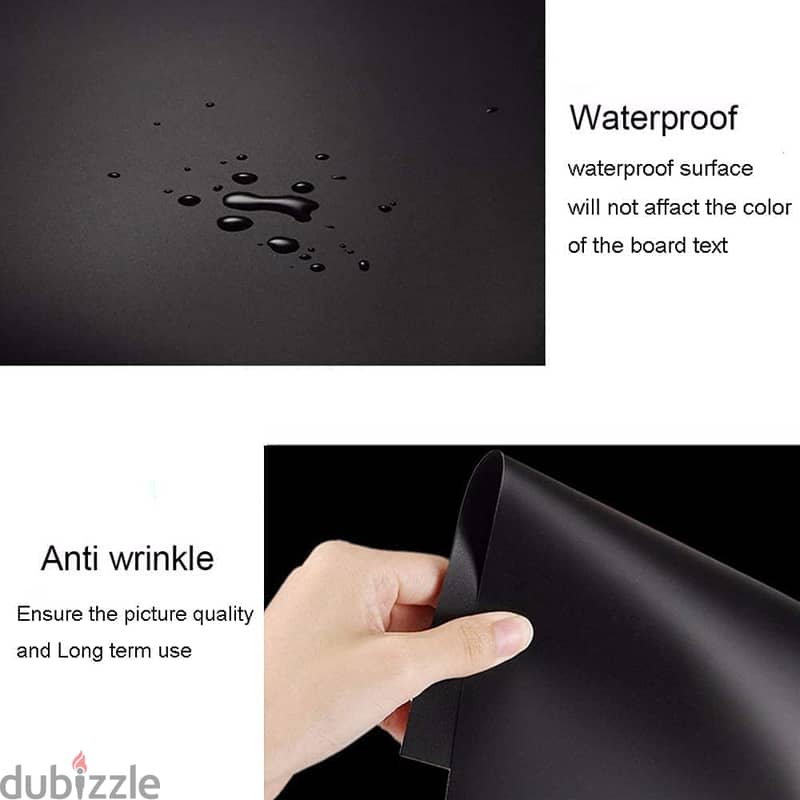 Black PVC Paper Backdrops & background (120x200) (NewStock!) 2