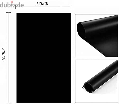 Black PVC Paper Backdrops & background (120x200) (NewStock!) 4