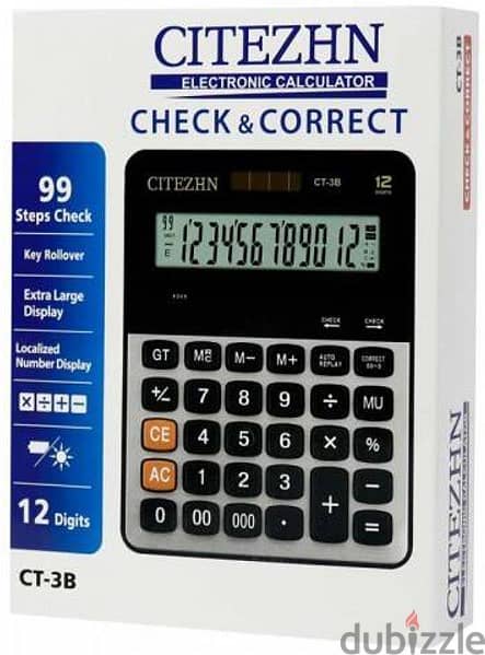 Citizen Electronic Calculator Check & Correct (New-Stock!) 2