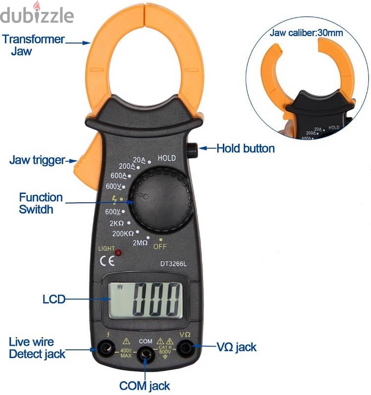 Digital Clamp meter for Electrical Work (Brand-New-Stock!) 1