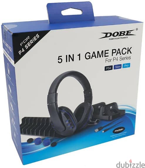 Dobe 5 in 1 gaming pack for p4 Series (Brand-New-Stock!) 1