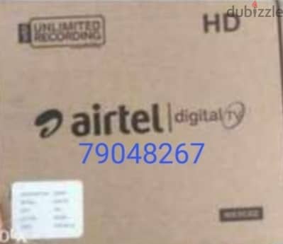 Airtel HD new Set top box with 6months south malyalam tamil