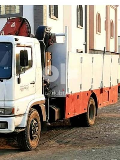 نقل شاحنہ ھیاب کرین للایجار Hiup Truck available for rent n