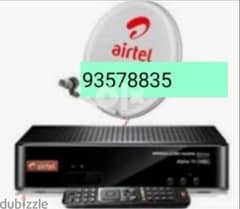 Airtel new Full HDD receiver with 6months malyalam tamil telgu