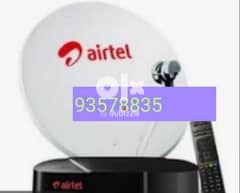Airtel new Full HDD receiver with 6months malyalam tamil telgu 0