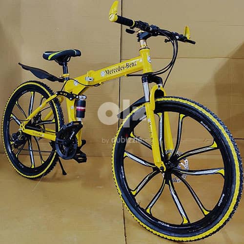 Yellow Foldable Cycle (Mercedes Benz) Fork Length: 29 Inch 0