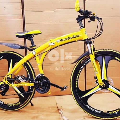 Yellow Foldable Cycle (Mercedes Benz) Fork Length: 29 Inch 1
