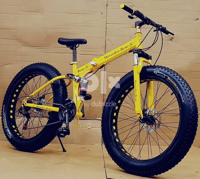 Yellow Foldable Cycle (Mercedes Benz) Fork Length: 29 Inch 2