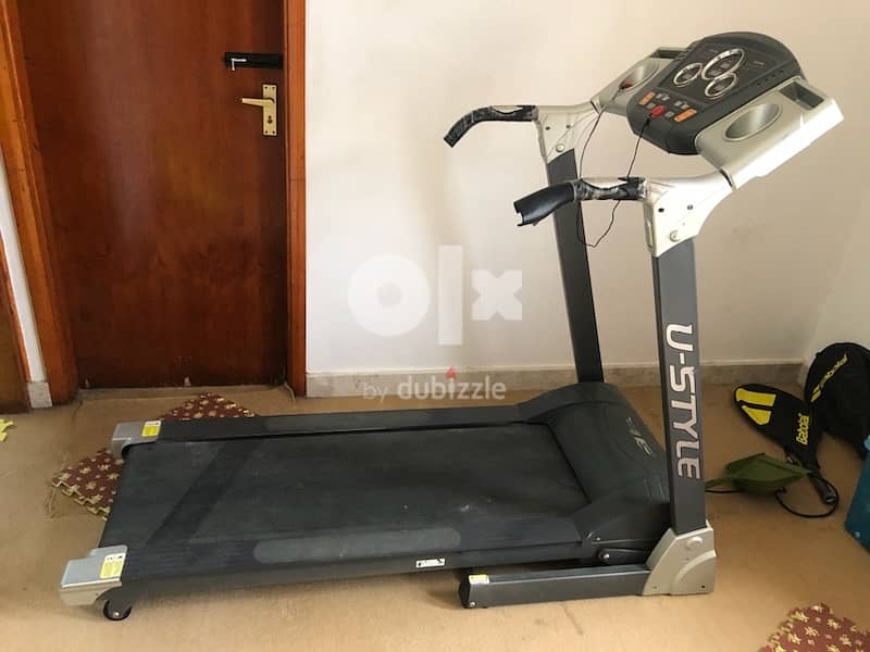 U-Style inclineable treadmill 1