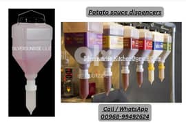 potato sauce hanging dispenser