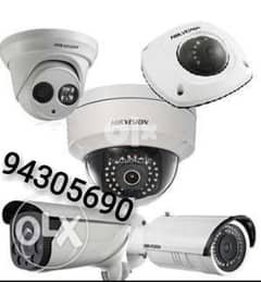 CCTV camera wifi router intercome fixing