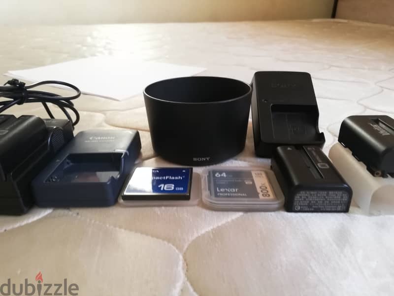 Sony Batteries, Travel Fast Charging Charger etc 7