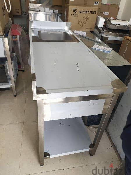 stainless steel fabrication sink and table 0