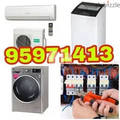 full automatic washing machine repair AC  plumber electric electrician