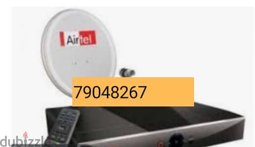 Full HDD Airtel receiver with Six months Malyalam Tam