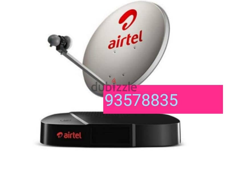 New Airtel Digital HD Receiver with Subscription malyalam Tamil Telu. 0