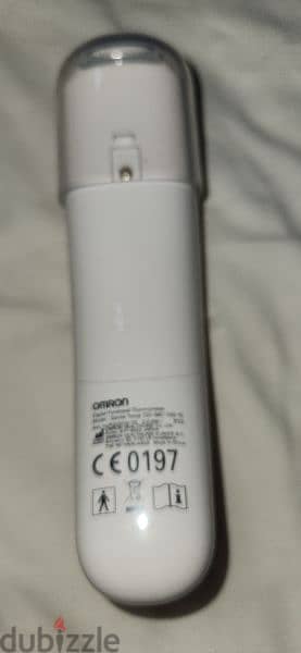 Omron digital forehead thermometer hardly used seling for 12 1