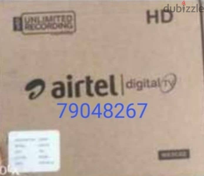 Airtel HD Setop box 6 month subscription all language package availabl 0