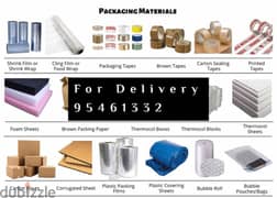 We have Packing Material,Boxes,Wrap,Bubble roll,Papers etc 0