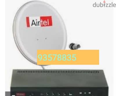 Airtel ArabSet Nileset DishTv install and Fitting