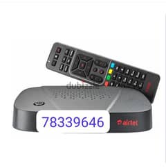 Airtel HD new Set top box with 6 months south malyalam tamil 0