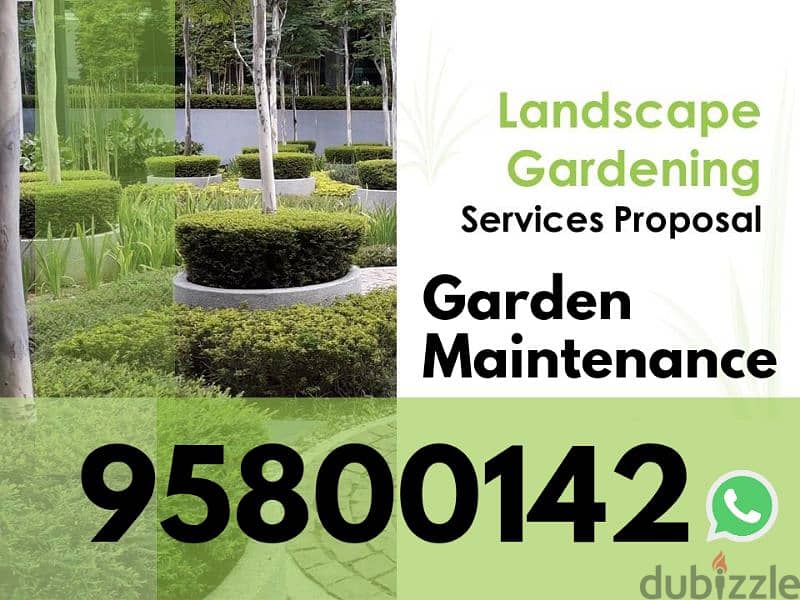 Grass Cutting •Tree Trimming•Garden Maintenance•Watering•Plant Shaping 0