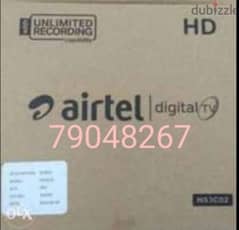 Airtel HD new Set top box with 6months south malyalam tamil tilgo 0