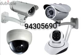 all type of CCTV camera security system wifi router fixing