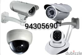 all type of CCTV cameras intercome door lock fixing