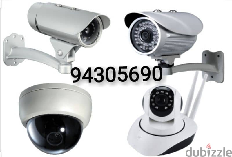 all type of CCTV cameras intercome door lock fixing 0