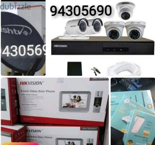 CCTV camera security system wifi router installation 0