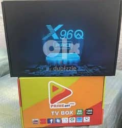 Android box with one year subscription