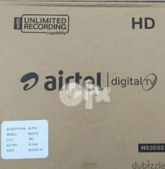 New Airtel Digital HD Receiver with 6months malyalam tamil 0