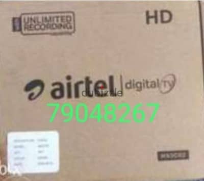 Full HDD Airtel receiver digital  With 6months malyalam tamil