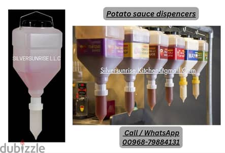 sauce potatao dispenser and delivery available all over oman