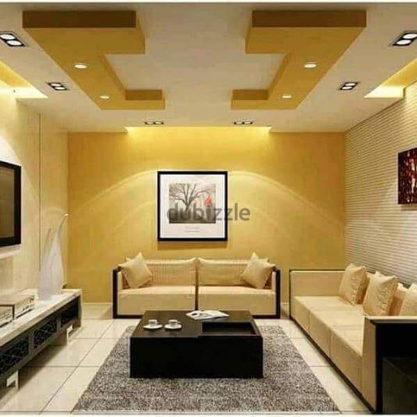 Decor Gypsum board and paint work 1