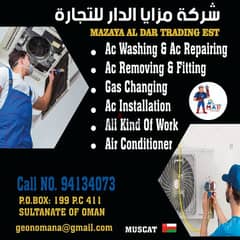 AC installation fitting service repair cleaning