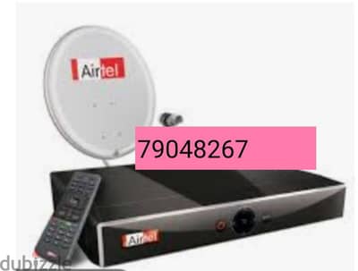 Full HDD Airtel receiver with Six months Malyalam Tamil telgu kannada