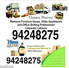 PACKERS & MOVERS LOADING UNLOADING all oman house shifting villa offic