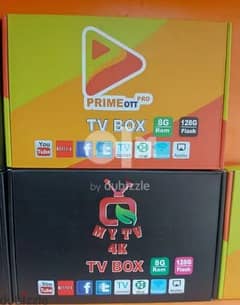 Latest android box 8gb ram 128gb rom with 1 year subcription 0