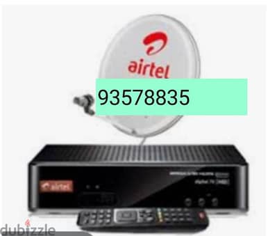 Airtel HD box  With subscription Six months  Malyalam Tamil Telugu