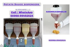 sauce dispenser for chips. delivery available all over oman