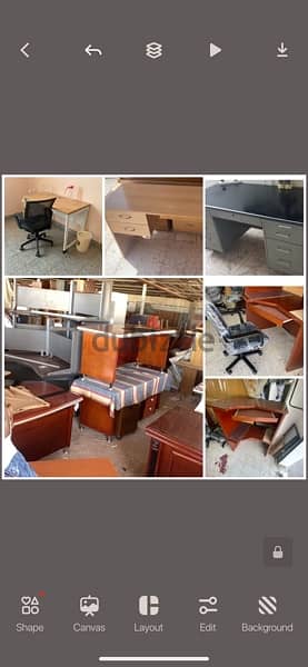 Office Furnitures for sale Free fittings within muscat 1