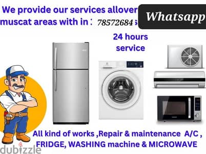 24/7 available at your door step refrigerator &freezers technishan